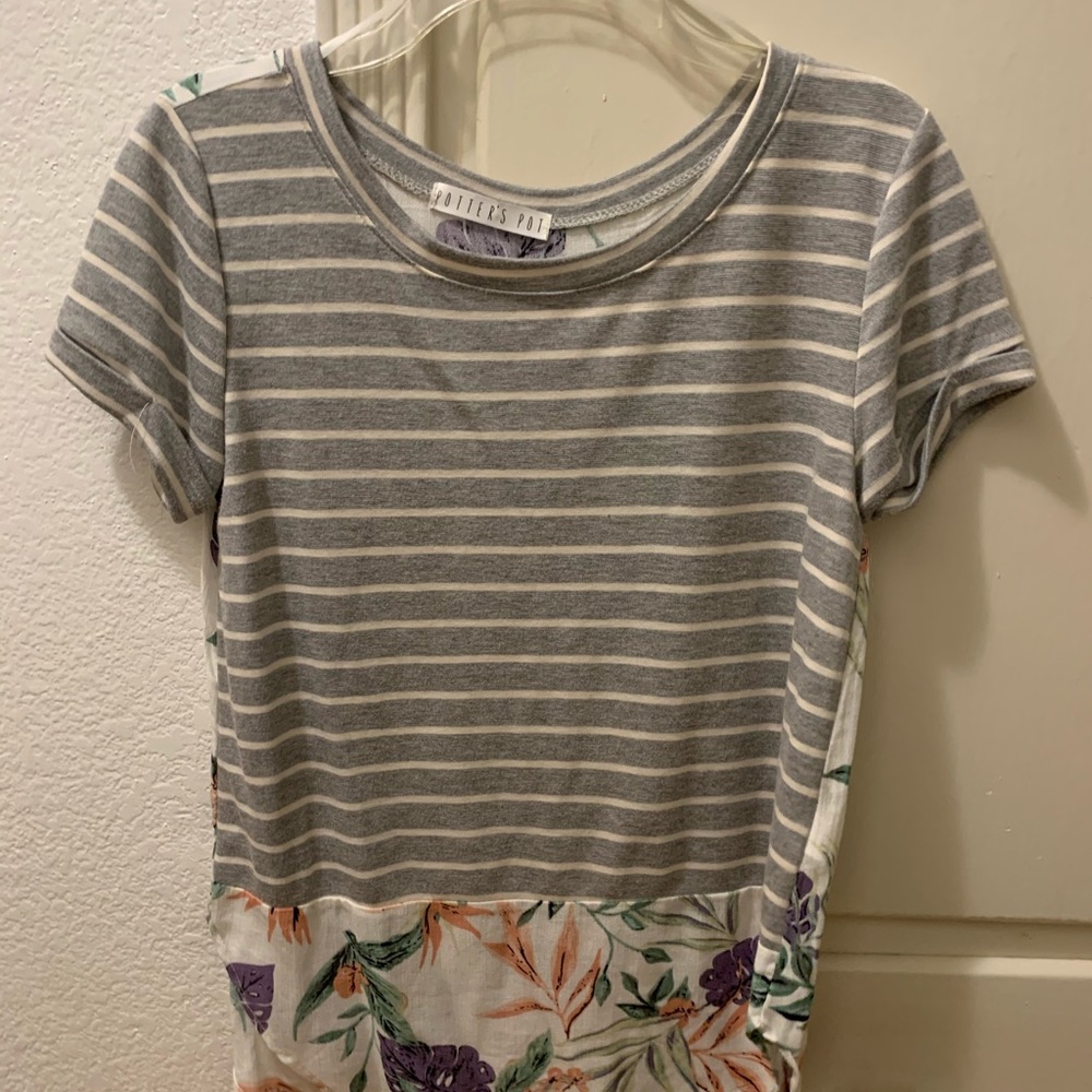 Potters Pot Tropical Print Tee